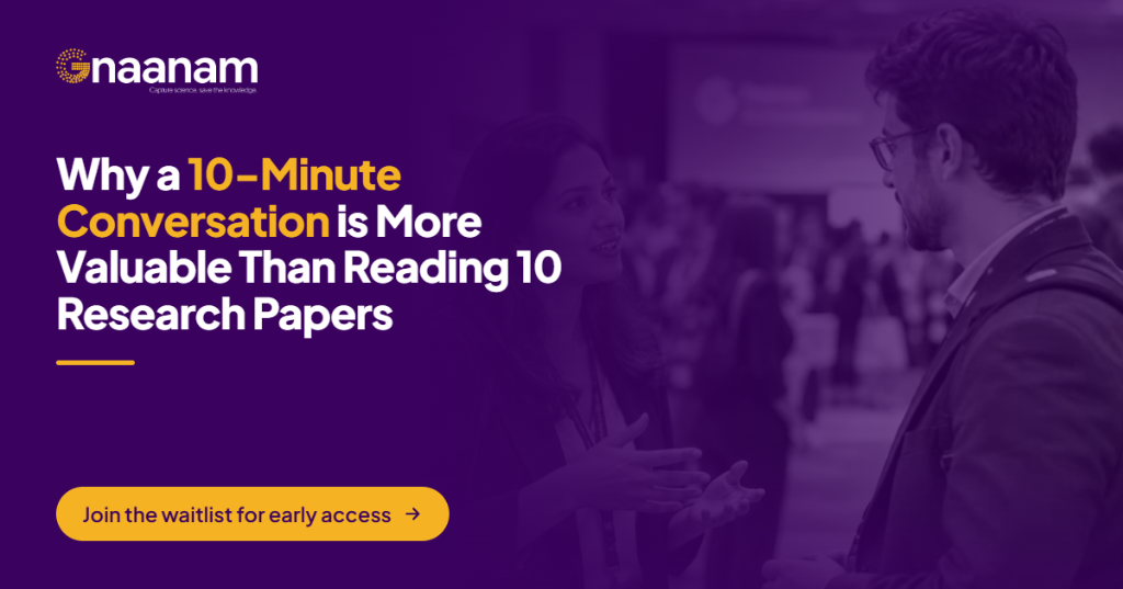 Why a 10-Minute Conversation Is More Valuable Than Reading 10 Research Papers